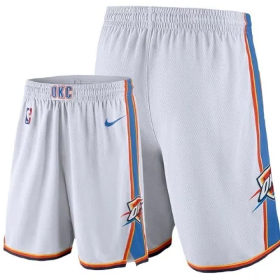 Баскетбольные Шорты Nike Oklahoma City Thunder 17-18 "White" фото № 5