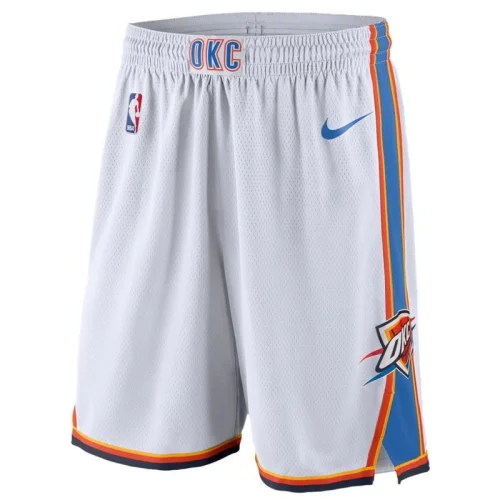Баскетбольные Шорты Nike Oklahoma City Thunder 17-18 "White"