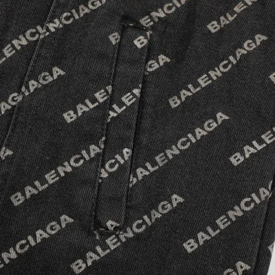 Джинсовая Куртка Balenciaga With The Inscription Of The Brand "Black" фото № 3 Джинсовая Куртка Balenciaga With The Inscription Of The Brand "Black" фото № 3