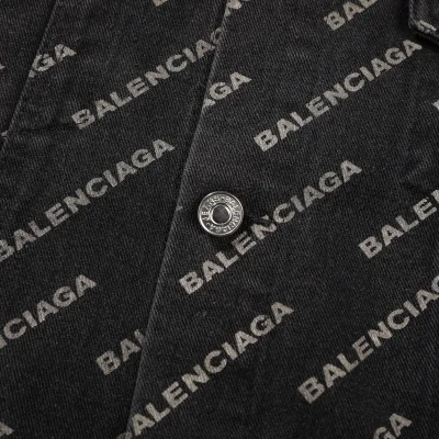 Джинсовая Куртка Balenciaga With The Inscription Of The Brand "Black" фото № 6 Джинсовая Куртка Balenciaga With The Inscription Of The Brand "Black" фото № 6