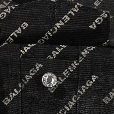 Джинсовая Куртка Balenciaga With The Inscription Of The Brand "Black" фото № 8 Джинсовая Куртка Balenciaga With The Inscription Of The Brand "Black" фото № 8