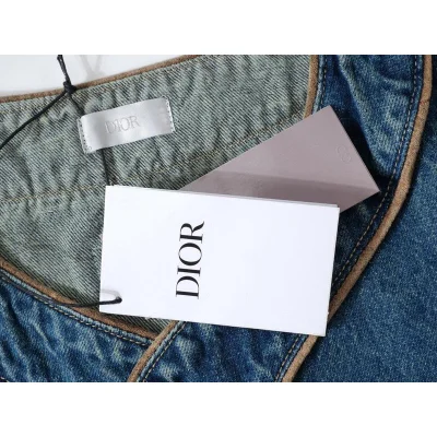 Куртка Christian Dior Yellow Down Logo With White Outline "Blue" фото № 7