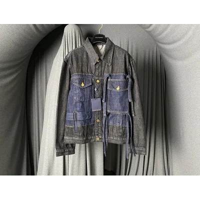 Джинсовая Куртка Louis Vuitton Large Pockets "Blue/Gray" фото № 2