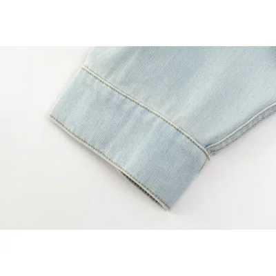 Джинсовая куртка Miu Miu Rear Corrugation "Blue" фото № 5