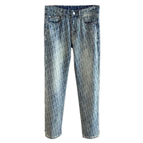 Джинсы Christian Dior Dim White Logos Dior "Blue"