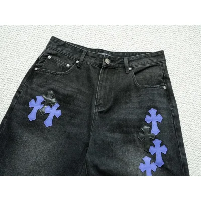 Джинсы Chrome Hearts Crosses "Black/Violet" фото № 5 Джинсы Chrome Hearts Crosses "Black/Violet" фото № 5