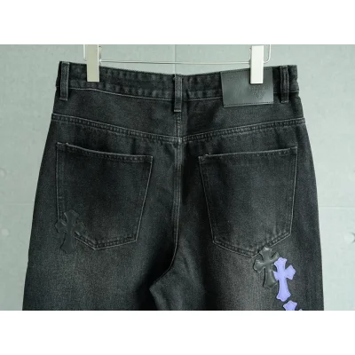 Джинсы Chrome Hearts Crosses "Black/Violet" фото № 7 Джинсы Chrome Hearts Crosses "Black/Violet" фото № 7