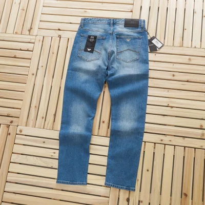 Джинсы Emporio Armani With Patch Brand "Blue" фото № 5