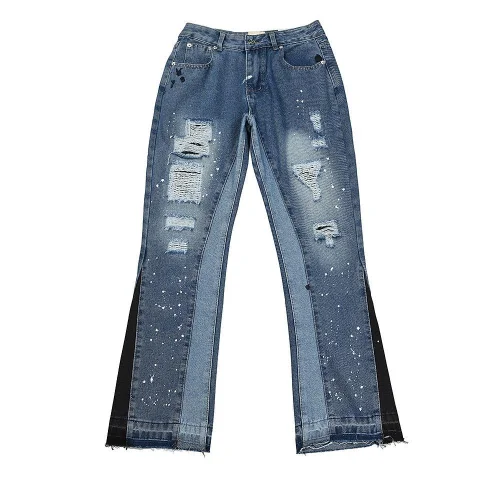Джинсы Gallery Dept. LA Flare Contrast Inset "Blue/Black"