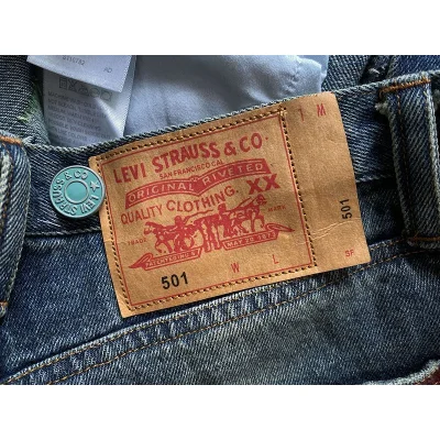 Джинсы Levis Torn "Blue/Gray" фото № 6