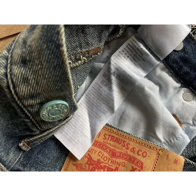 Джинсы Levis Torn "Blue/Gray" фото № 8