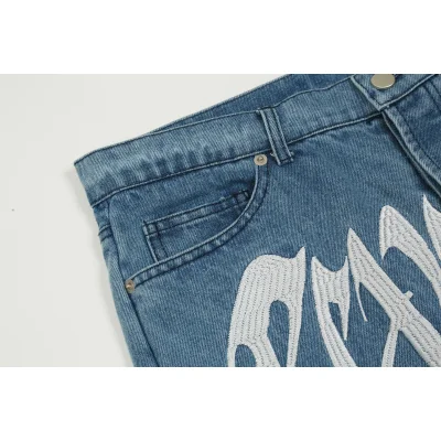 Джинсы REVENGE Simple Straight “Blue” фото № 4