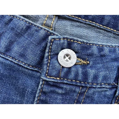 Джинсы Stone Island With Patch On Pocket - Logo "Blue" фото № 4