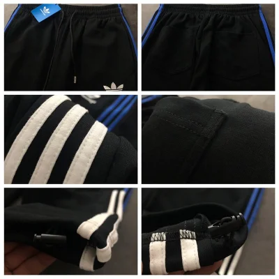 Штаны Balenciaga X Adidas With Small Logo And Lettering "Black" фото № 2