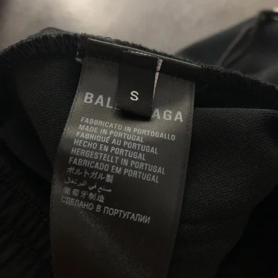 Штаны Balenciaga X Adidas With Small Logo And Lettering "Black" фото № 5