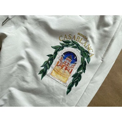 Штаны Casablanca Avenida House Graphic Logo "White" фото № 4