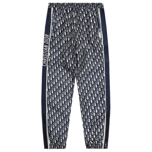 Штаны Christian Dior Branded Print "Blue/White"