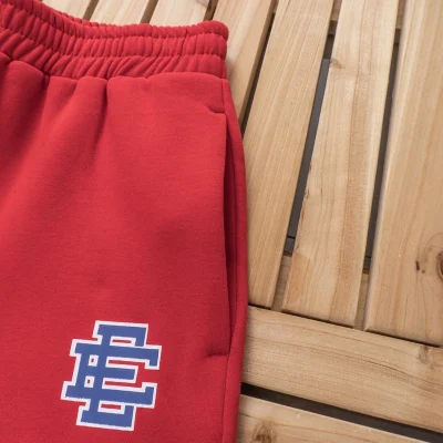 Штаны Eric Emanuel Big Printed Words "Red" фото № 9