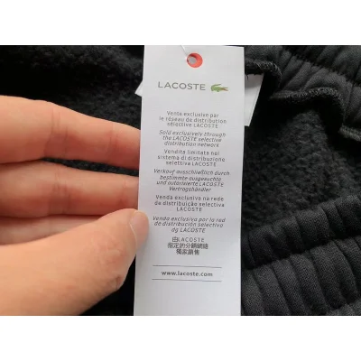 Спортивные штаны Lacoste Plain With Small Front Logo "Black" фото № 8 Спортивные штаны Lacoste Plain With Small Front Logo "Black" фото № 8
