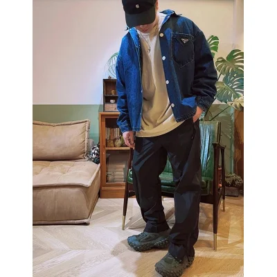 Штаны Prada Pockets Laces On Leg "Black" фото № 8