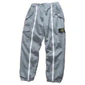 Штаны Stone Island ZIP With Logo Brand "Gray"