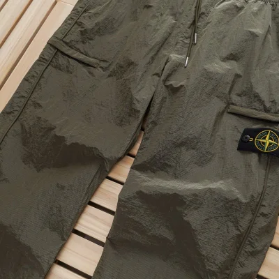 Штаны Stone Island Casual Style With Brand Logo "Khaki" фото № 7