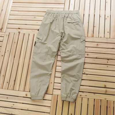 Штаны Stone Island With Patch On The Pocket - Logo "Beige" фото № 2