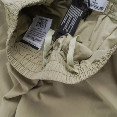 Штаны Stone Island With Patch On The Pocket - Logo "Beige" фото № 4