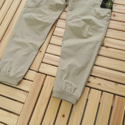 Штаны Stone Island With Patch On The Pocket - Logo "Beige" фото № 6