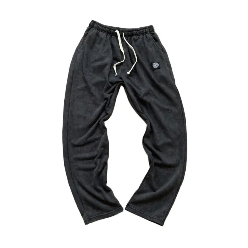 Штаны Stone Island With Small Logo "Black/Gray"