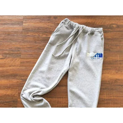 Штаны Trapstar Leg With Bottom Zipper And Small Logo "Gray" фото № 2