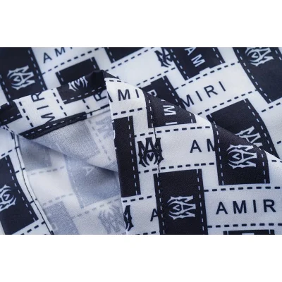 Шорты Amiri Logo And Inscription In Rectangle "Black" фото № 7
