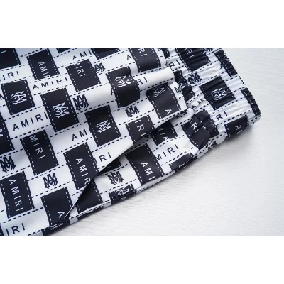 Шорты Amiri Logo And Inscription In Rectangle "Black" фото № 6