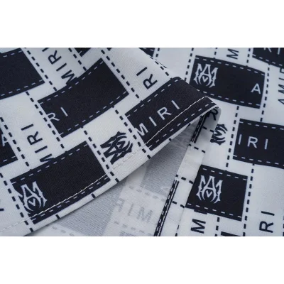 Шорты Amiri Logo And Inscription In Rectangle "Black" фото № 4