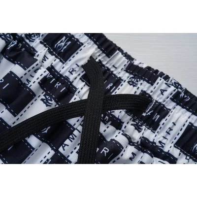 Шорты Amiri Logo And Inscription In Rectangle "Black" фото № 3