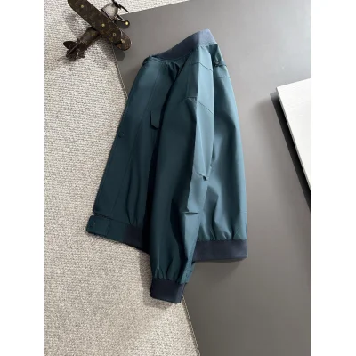 Бомбер Burberry Frontside Colorful Print In Square Burberry "Blue" фото № 6