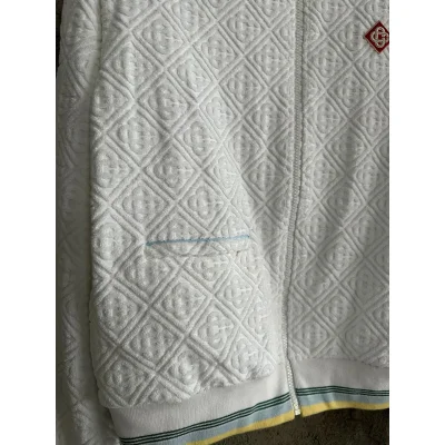 Бомбер Casablanca Small Frontside Red Romb "White" фото № 5