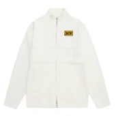 Бомбер Christian Dior Frontside Black Logo Yellow Rectangle "White"