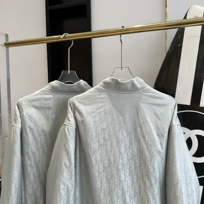 Бомбер Christian Dior All Sides Dior Logos "Gray" фото № 6