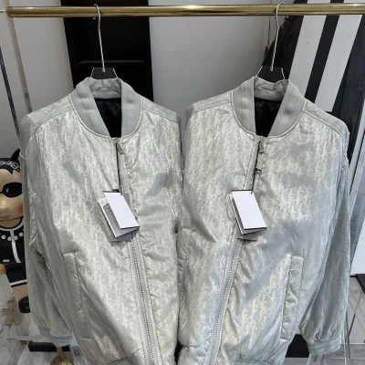 Бомбер Christian Dior All Sides Dior Logos "Gray" фото № 4