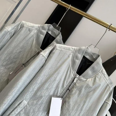 Бомбер Christian Dior All Sides Dior Logos "Gray" фото № 3