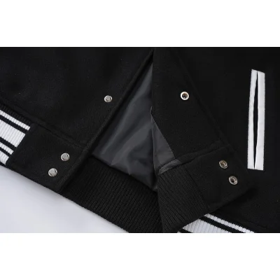 Бомбер Givenchy Logo Varsity "Black/White" фото № 7 Бомбер Givenchy Logo Varsity "Black/White" фото № 7