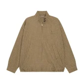 Ветровка Miu Miu Grid Layout "Brown"