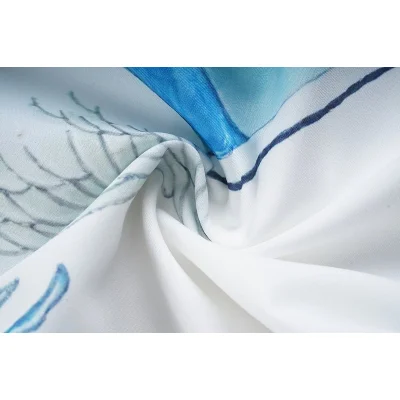 Рубашка Casablanca Swan Print "White" фото № 5