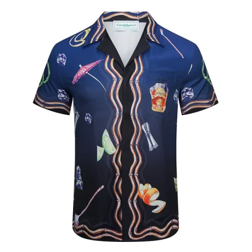 Рубашка Casablanca Cocktail Print "Blue"