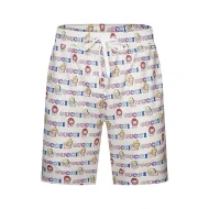 Шорты Gucci Repeating Colorful Logo "White"