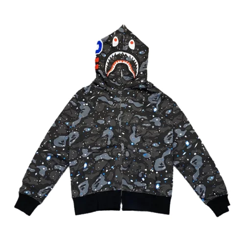 Худи A Bathing Ape Drops Of Radiance ZIP "Black/Gray"