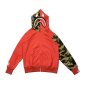 Худи A Bathing Ape Buttoned Head "Red"