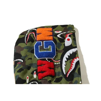 Худи A Bathing Ape Print Teeth ZIP "Brown/Green" фото № 4 Худи A Bathing Ape Print Teeth ZIP "Brown/Green" фото № 4