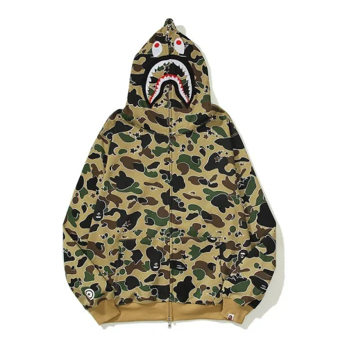 Худи A Bathing Ape Spotted ZIP "Green/Brown"